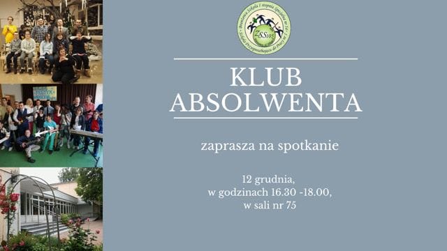 Spotkanie Klubu Absolwenta