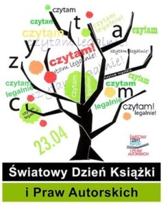 Światowy Dzień Książki i Praw Autorskich - plakat