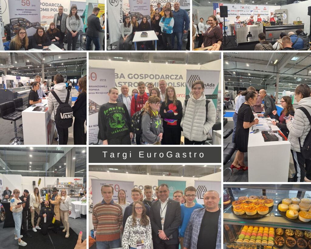 Uczniowie na targach EuroGastro