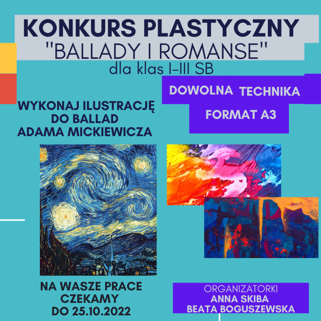 Konkurs plastyczny "Ballady i romanse"