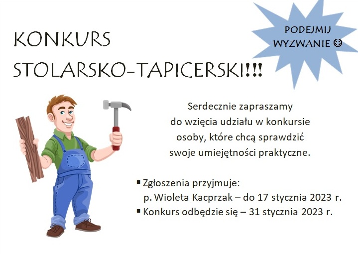 Konkurs Stolarsko-tapicerski