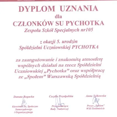 Ogólnopolski Konkurs Plastyczny pt. „SPÓŁDZIELNIA UCZNIOWSKA W OKNIE SZKOŁY”