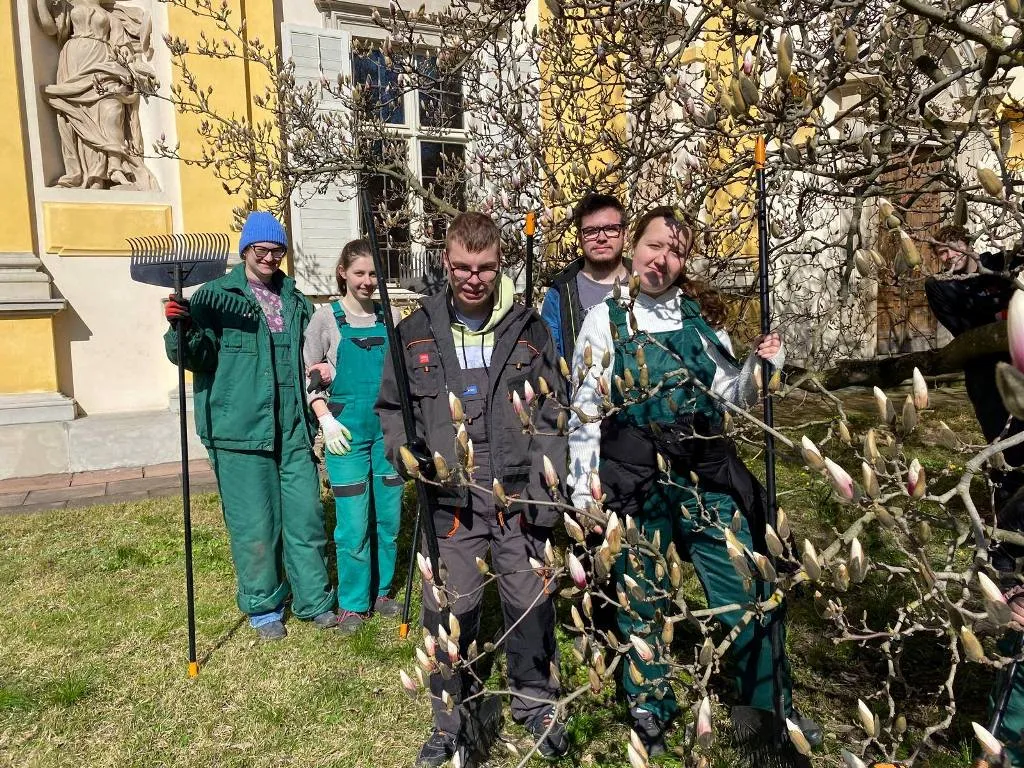 Ogrodnicy w Wilanowie