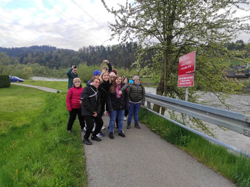 Wycieczka harcerska w Pieniny