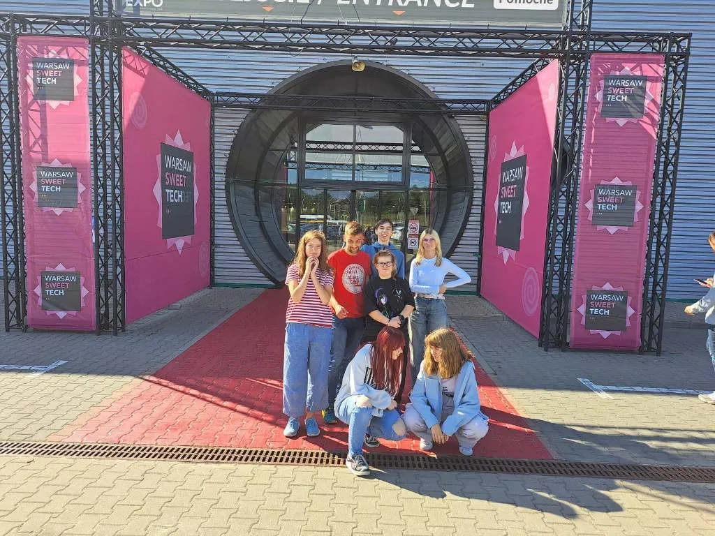Uczniowie na Targach cukierniczych Expo w Nadarzynie