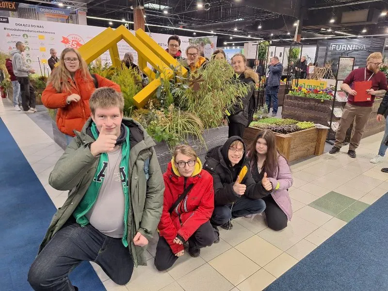 Wizyta uczniów na targach ogrodniczych Garden Expo w Nadarzynie