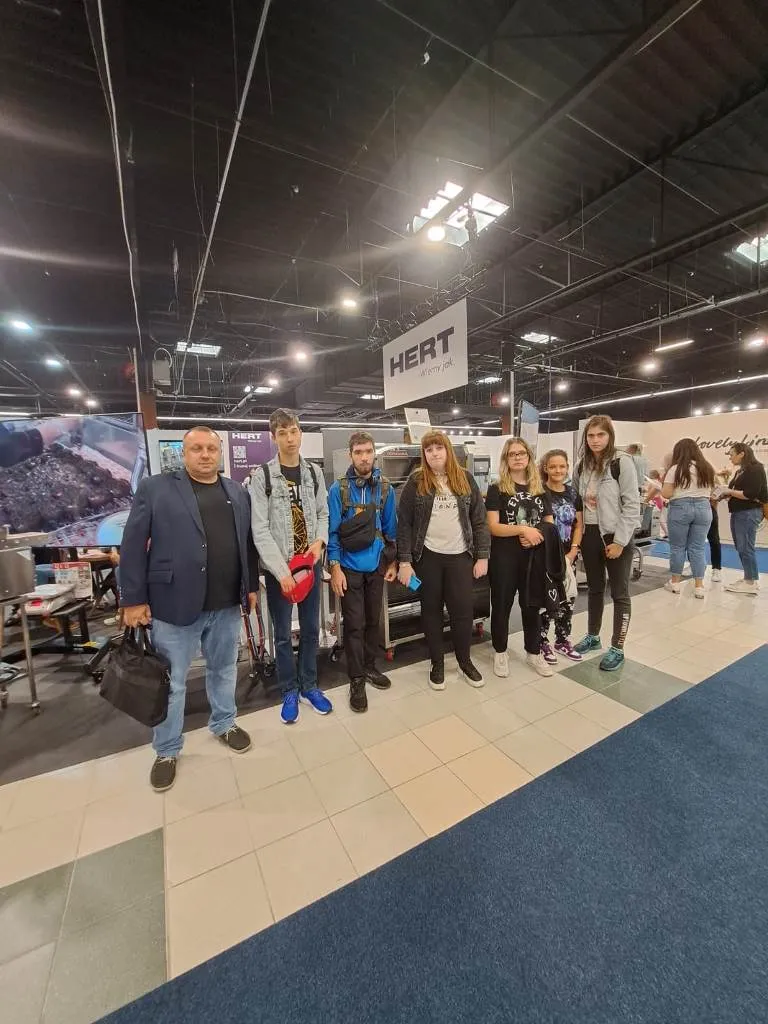 Uczniowie na Targach cukierniczych Expo w Nadarzynie