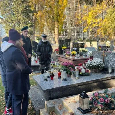 Wizyta na grobie Patrona naszej szkoły
