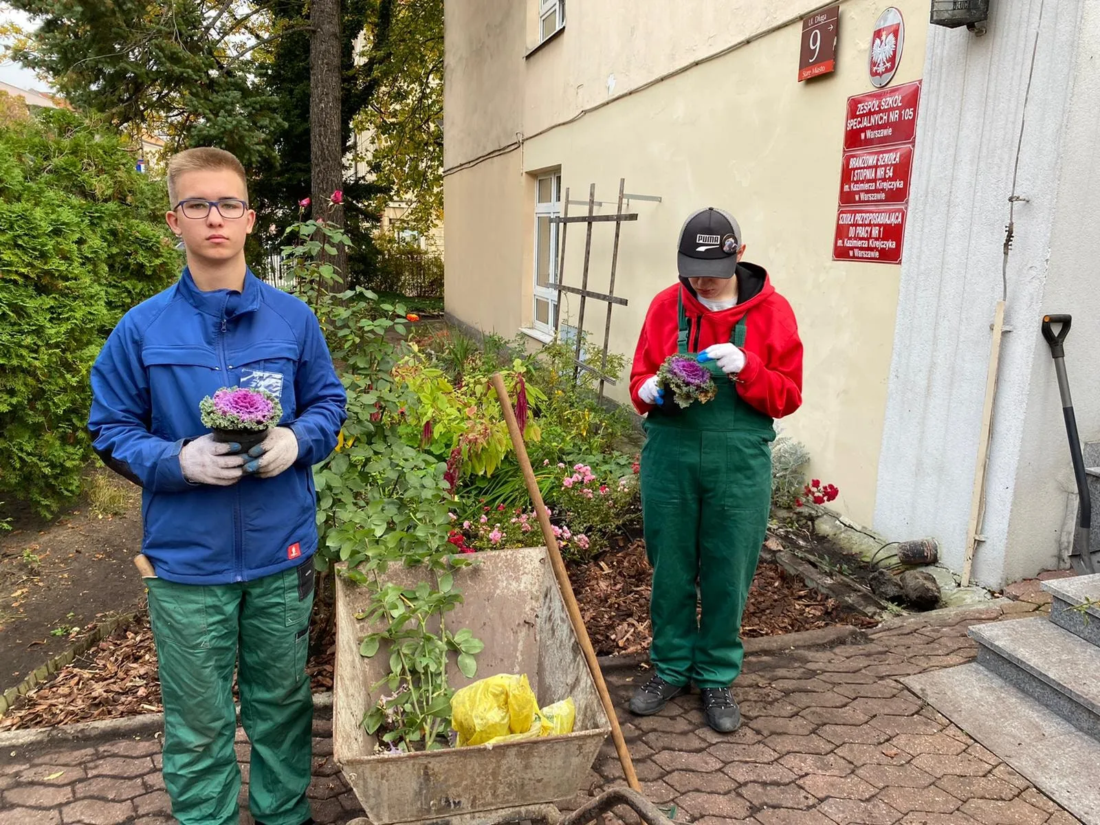 Praktyki klasy ogrodniczej