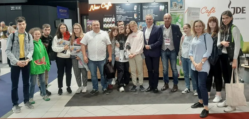 Uczniowie na Targach Cukierniczych