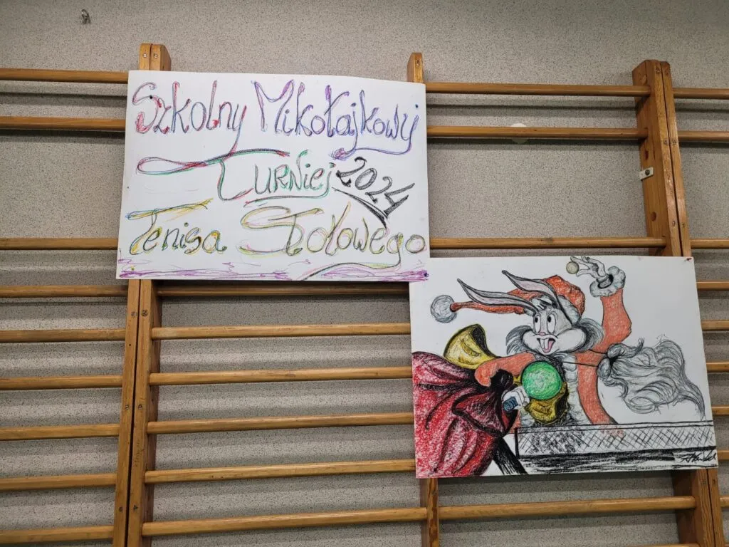 Mikołajkowy Szkolny Turniej Tenisa Stołowego