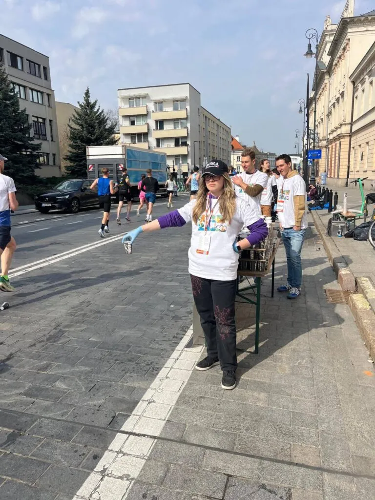 Wolontariat sportowy podczas XIX Półmaratonu Warszawskiego