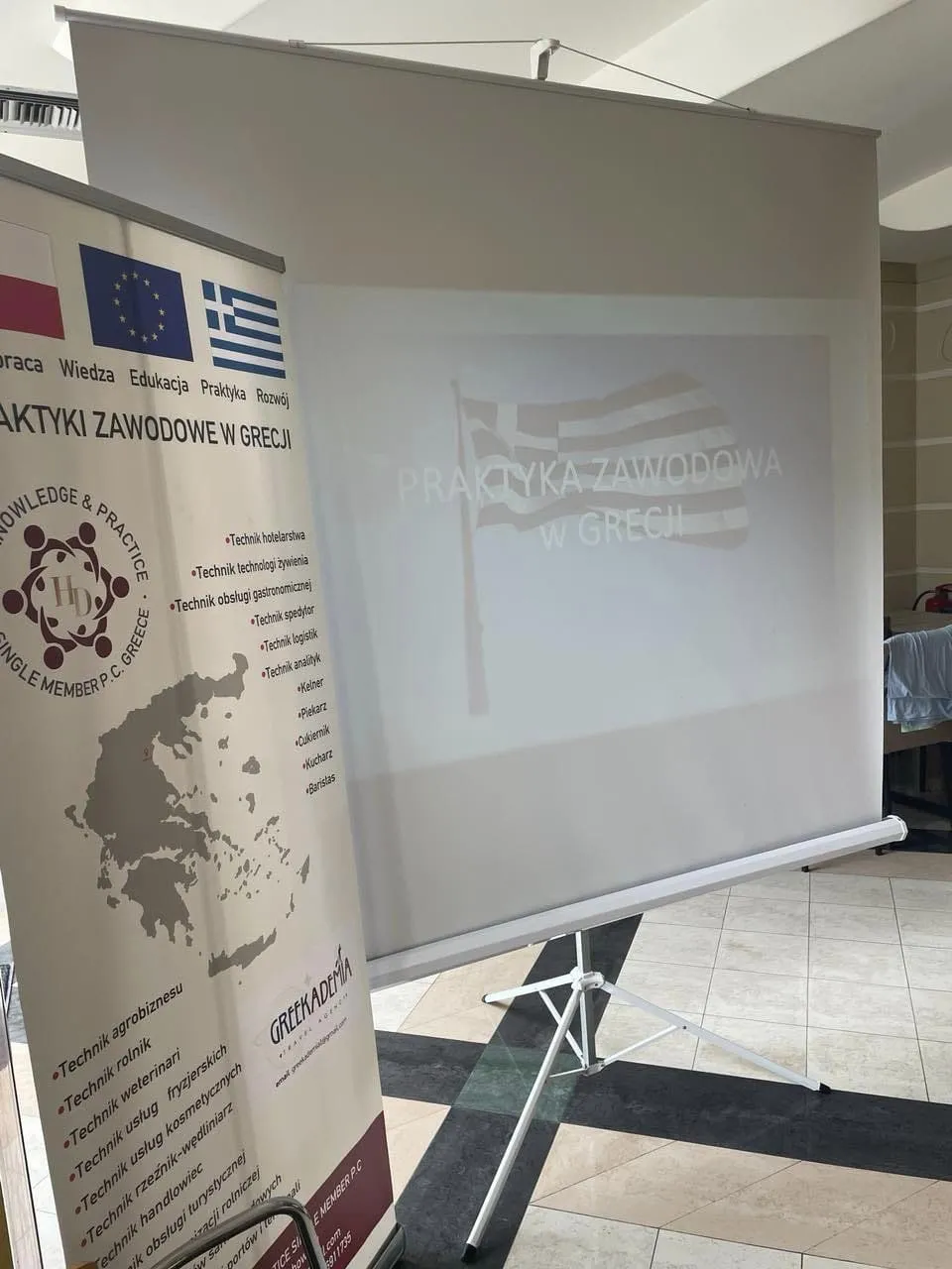 Uczniowie na praktykach w Grecji