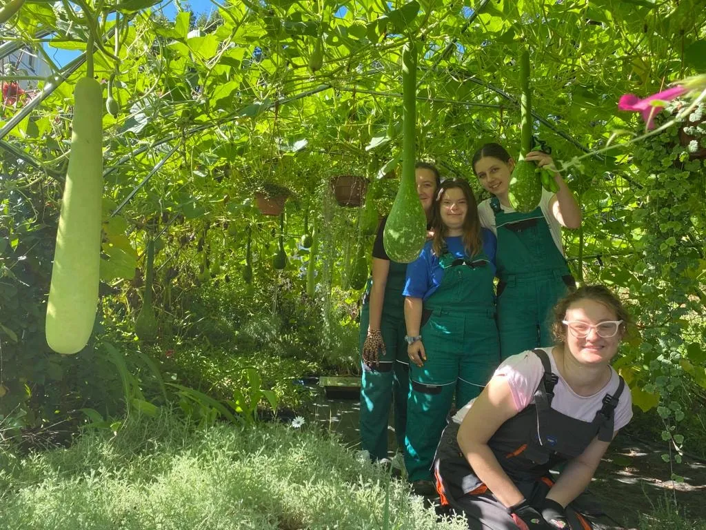 Klasa 3o na praktykach w Wilanowie