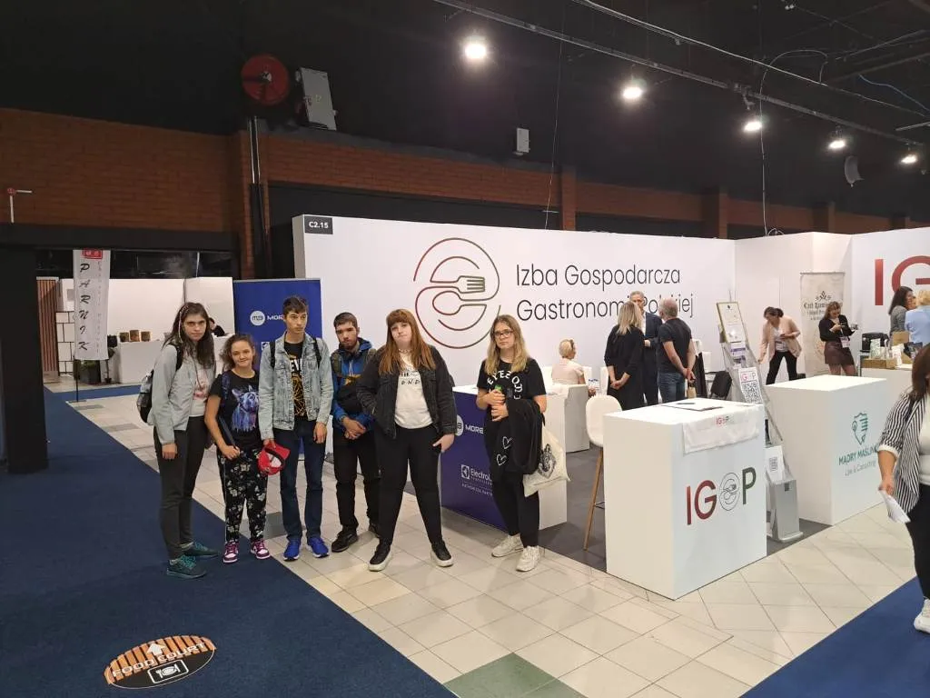 Uczniowie na Targach cukierniczych Expo w Nadarzynie