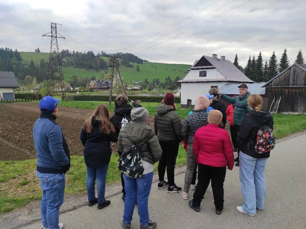 Wycieczka harcerska w Pieniny