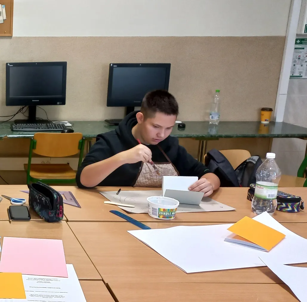 Uczniowie na praktykach zawodowych