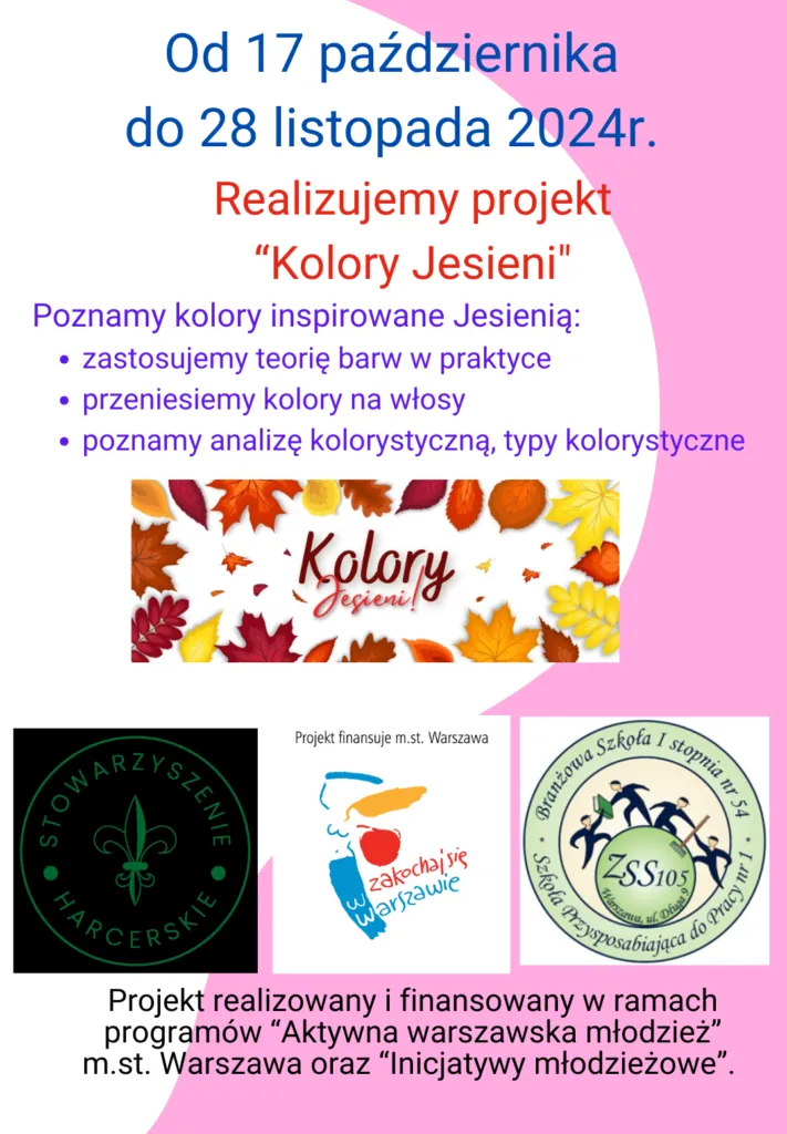 Projekt "Kolory Jesieni" - plakat
