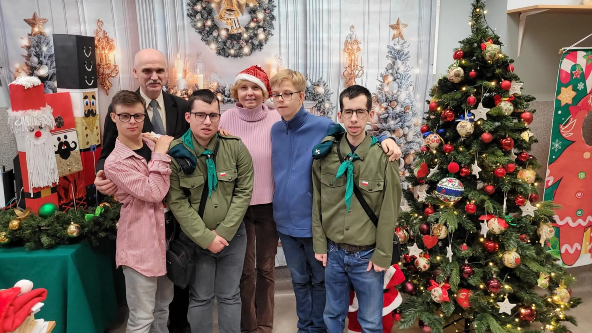 Mikołajkowa sesja w świetlicy