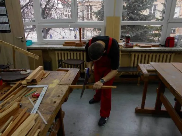 Zajęcia praktyczne stolarzy