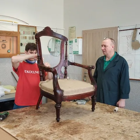 Zajęcia praktyczne tapicerów