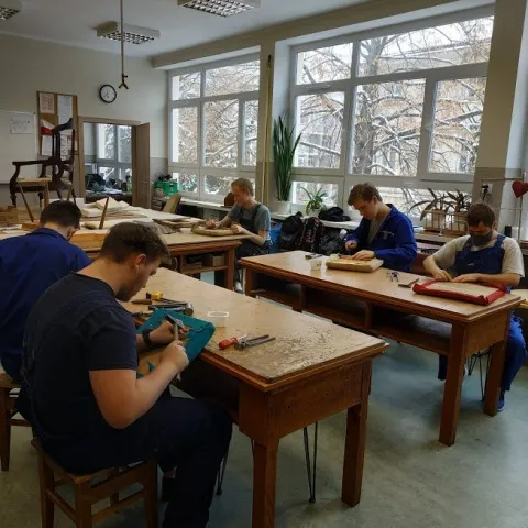 Zajęcia praktyczne tapicerów