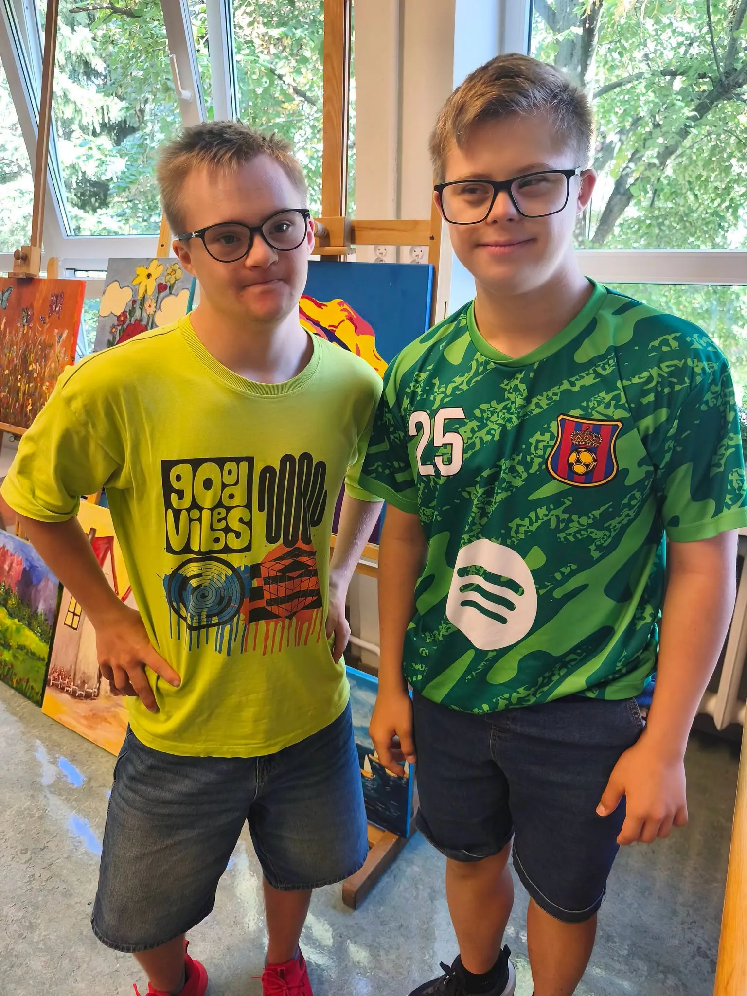 zielony